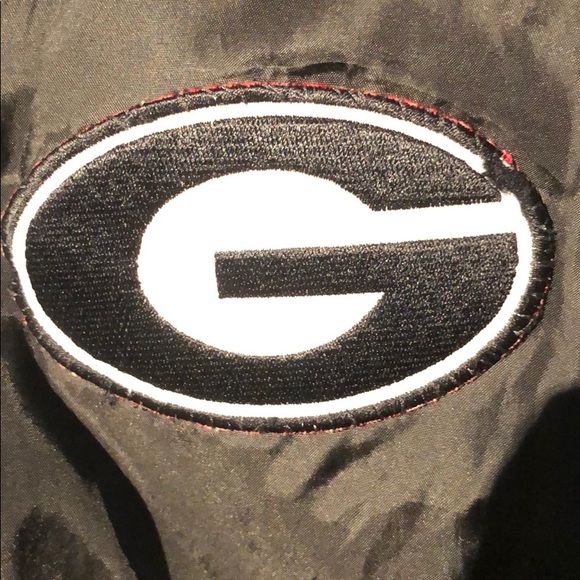 Vintage Georgia Bull Dogs Wind Breaker - Picture 3 of 4